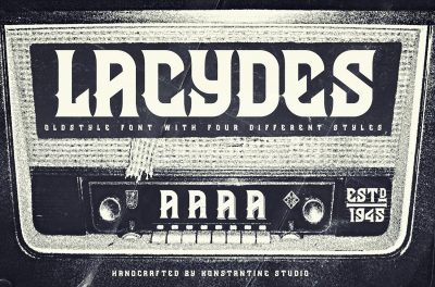 Lacydes - Vintage Branding Fonts