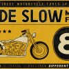 Ride Slow - Motorcycle Fonts Bundle