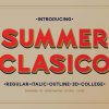 SUMMER CLASICO - Vintage Fonts