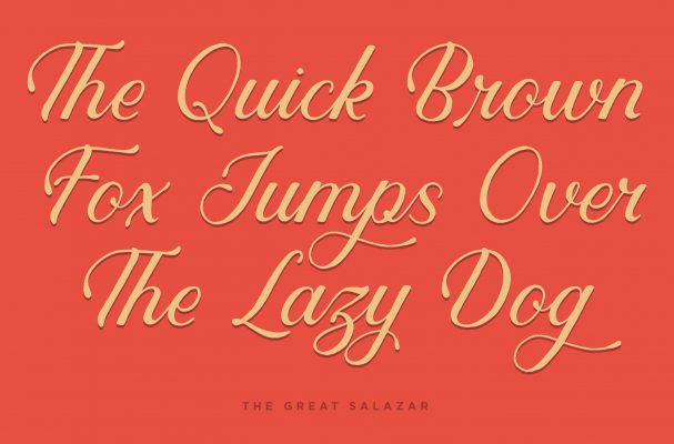 Salaiz Lettering Salazar – Lettering Script Fonts – Konstantine Studio