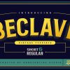 Beclave - Vintage Bold Serif Fonts