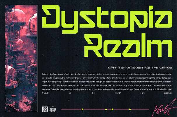 Gigasper – Futuristic Techno Fonts – Konstantine Studio