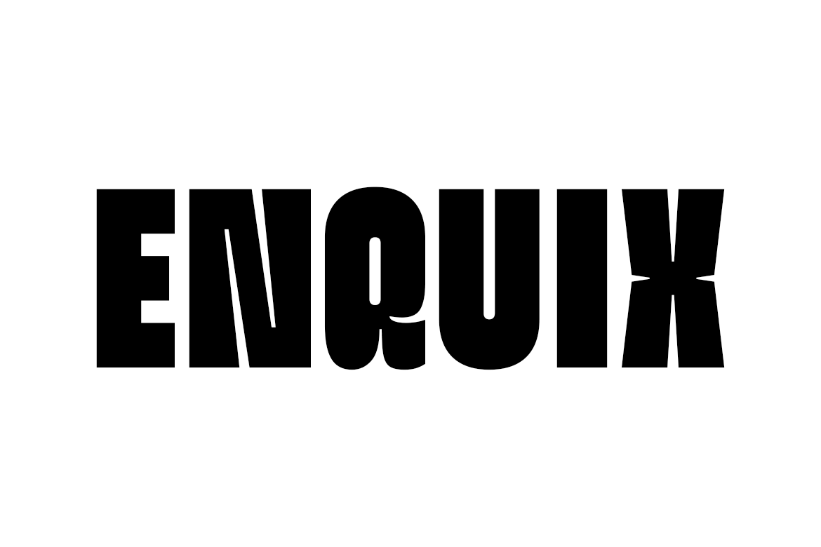Enquix - Experimental Futuristic Fonts