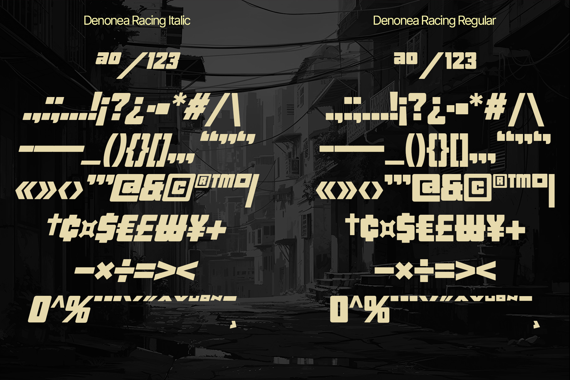 Denonea Racing - Bold Speed Fonts - Image 10