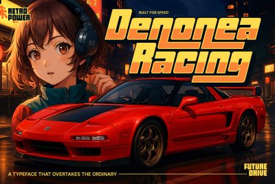 Denonea Racing - Bold Speed Fonts