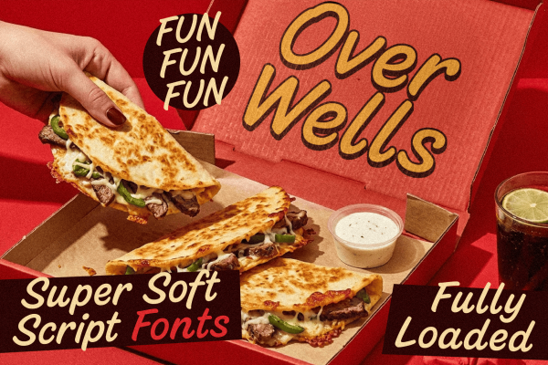 Over Wells - Casual Script Fonts