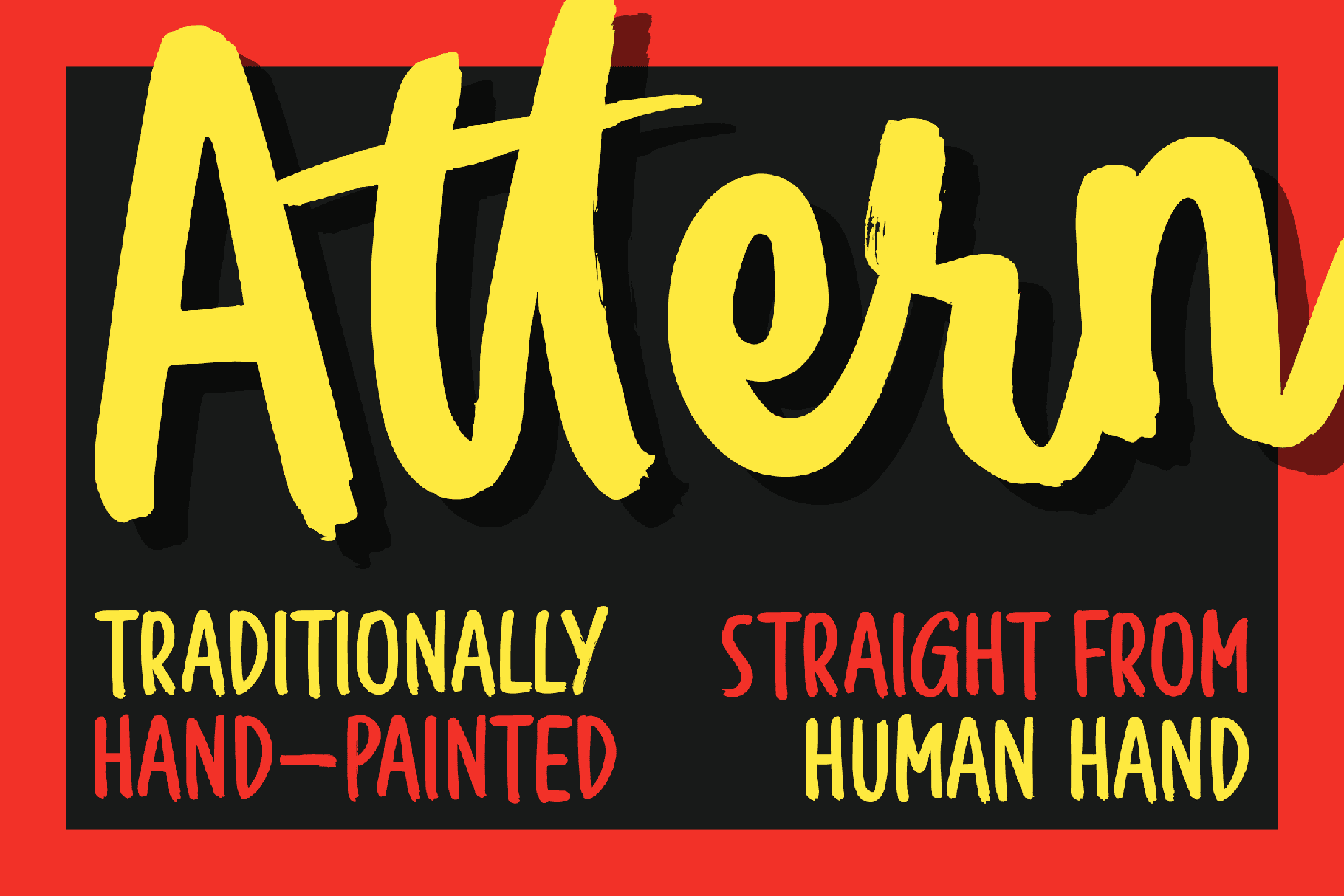 Attern - Script Handwriting Fonts