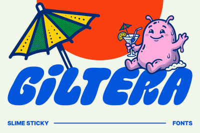 Giltera - Slime Bold Fonts